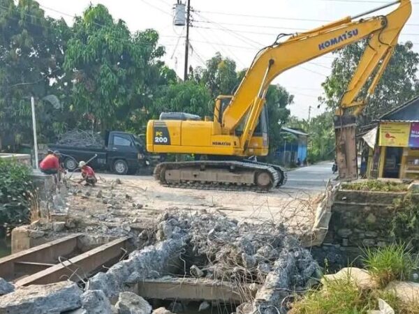 Dianggarkan Rp1,2 Miliar, Jembatan Penghubung Trimulyo-Pasuruhan Ditarget Rampung Akhir September 