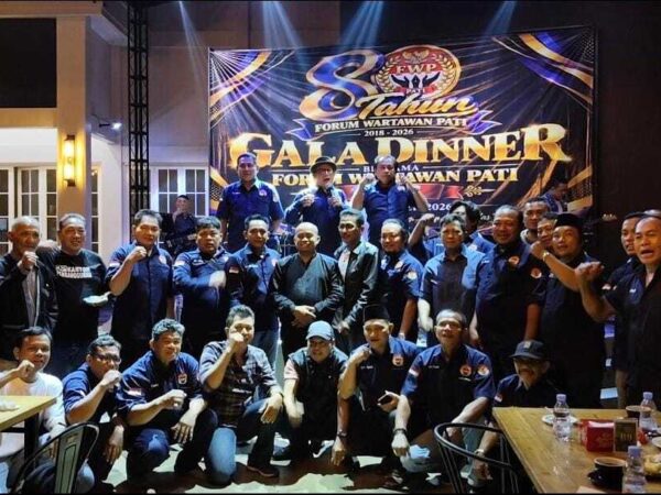 FWP Rayakan HUT Ke-8 dengan Gala Dinner di Zaito Coffe Wedarijaksa